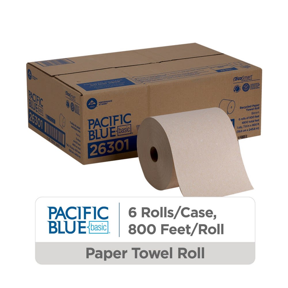GuestSupply US | Pacific Blue Basic Hard Roll Recycled Paper